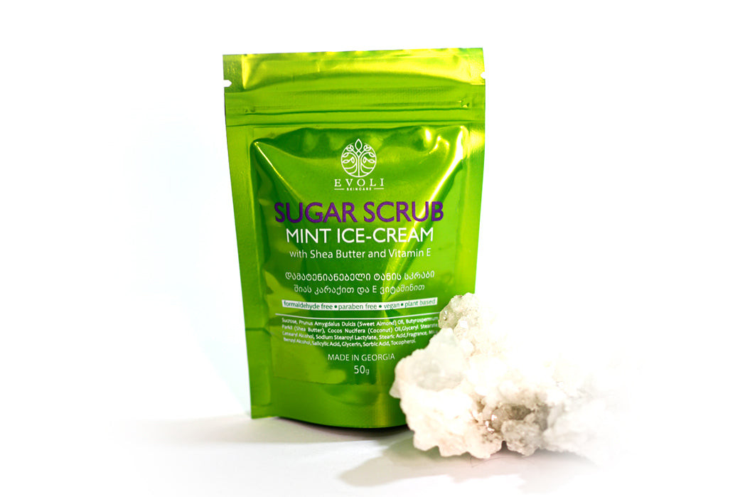 Moisturizing Body Scrub "Mint Ice-Cream"